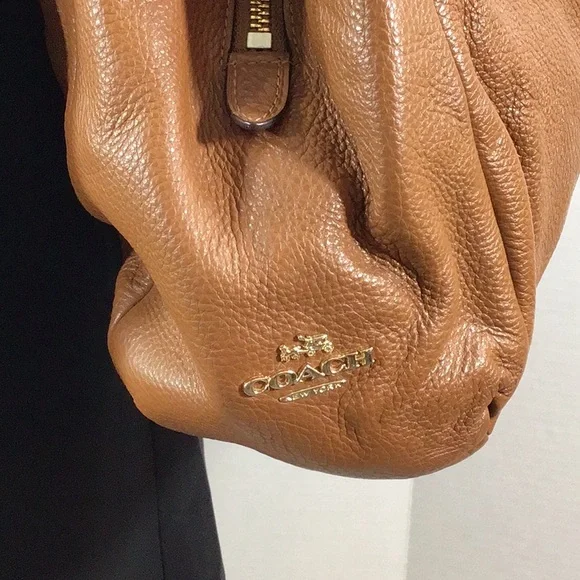 Coach Madison Phoebe cognac shoulder bag